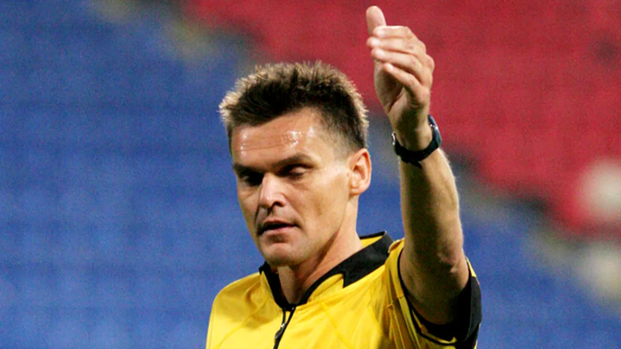 Olandezul Eric Braamhaar va arbitra partida Liverpool-Unirea Urziceni