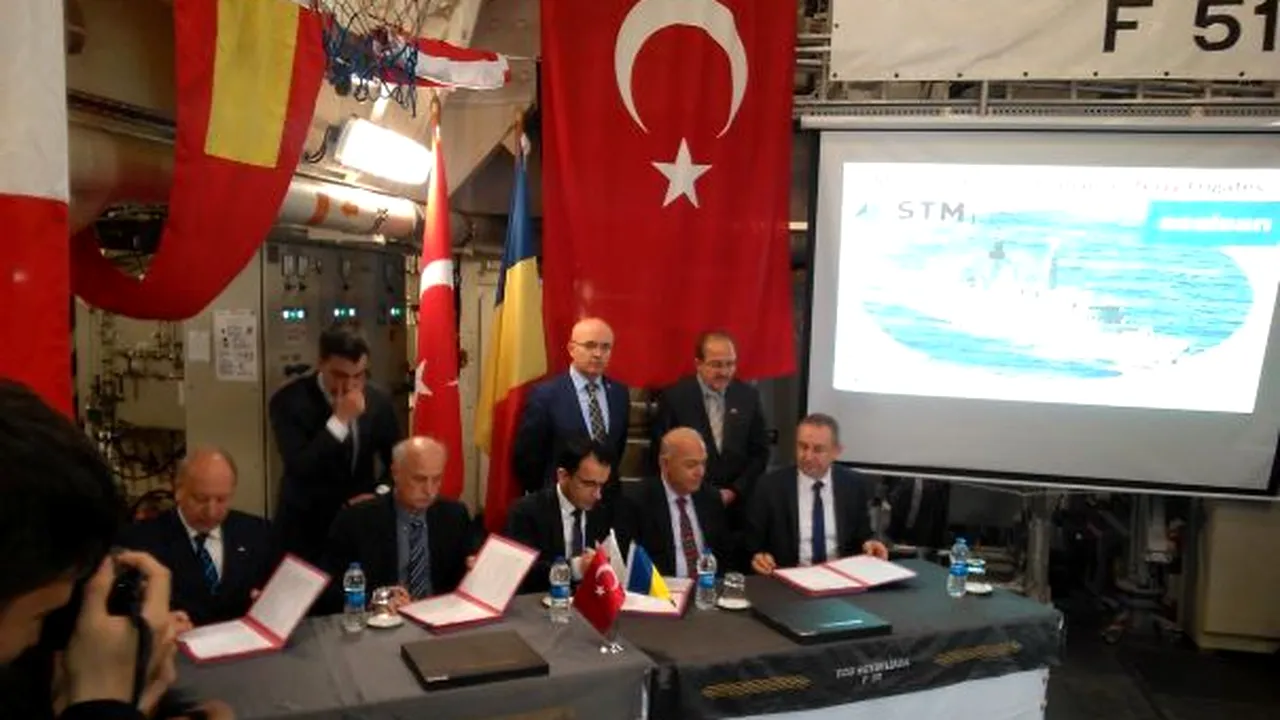 Protocol de colaborare româno-turc pentru modernizarea fregatelor Regele Ferdinand şi Regina Maria