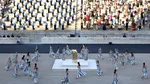 Operațiune spectaculoasă la Atena: stadionul din marmură al primelor Jocuri Olimpice moderne este curățat după un secol