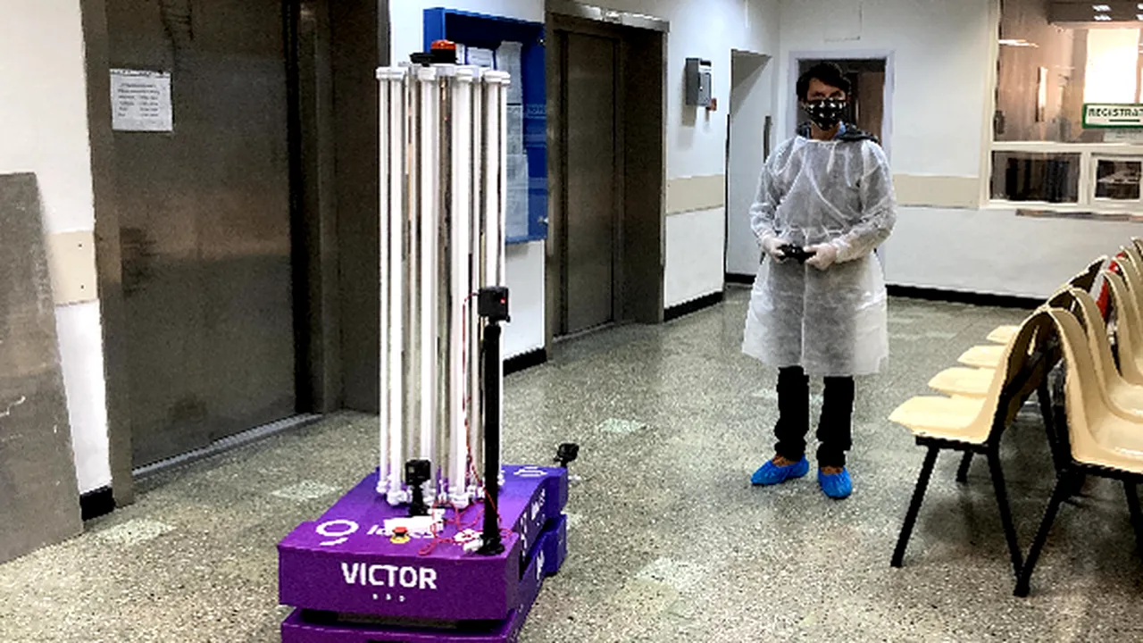 Comisia Europeană anunţă că va cumpăra 200 de roboţi de dezinfectare pentru spitalele din statele memebre care au nevoie
