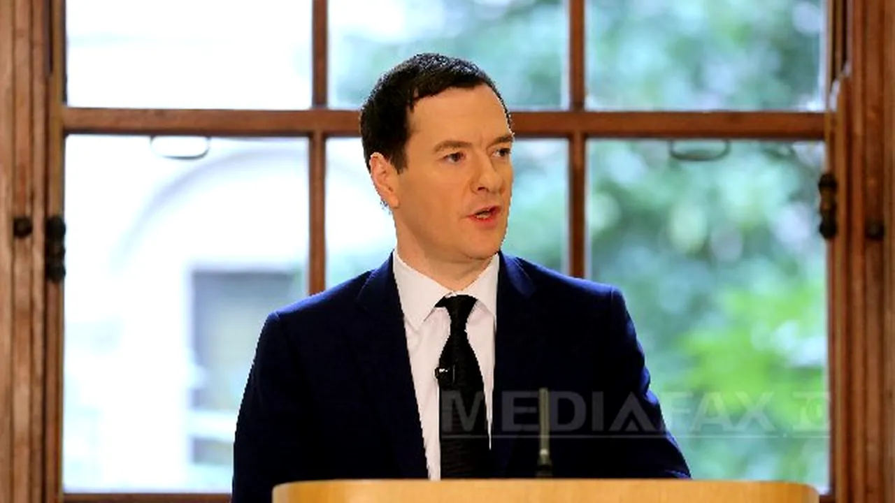 Ministrul britanic de Finanţe promite reducerea ajutoarelor sociale şi a impozitului pe venit