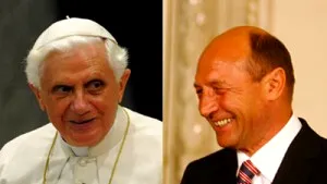 Romanian President, Pope Meet Near Rome