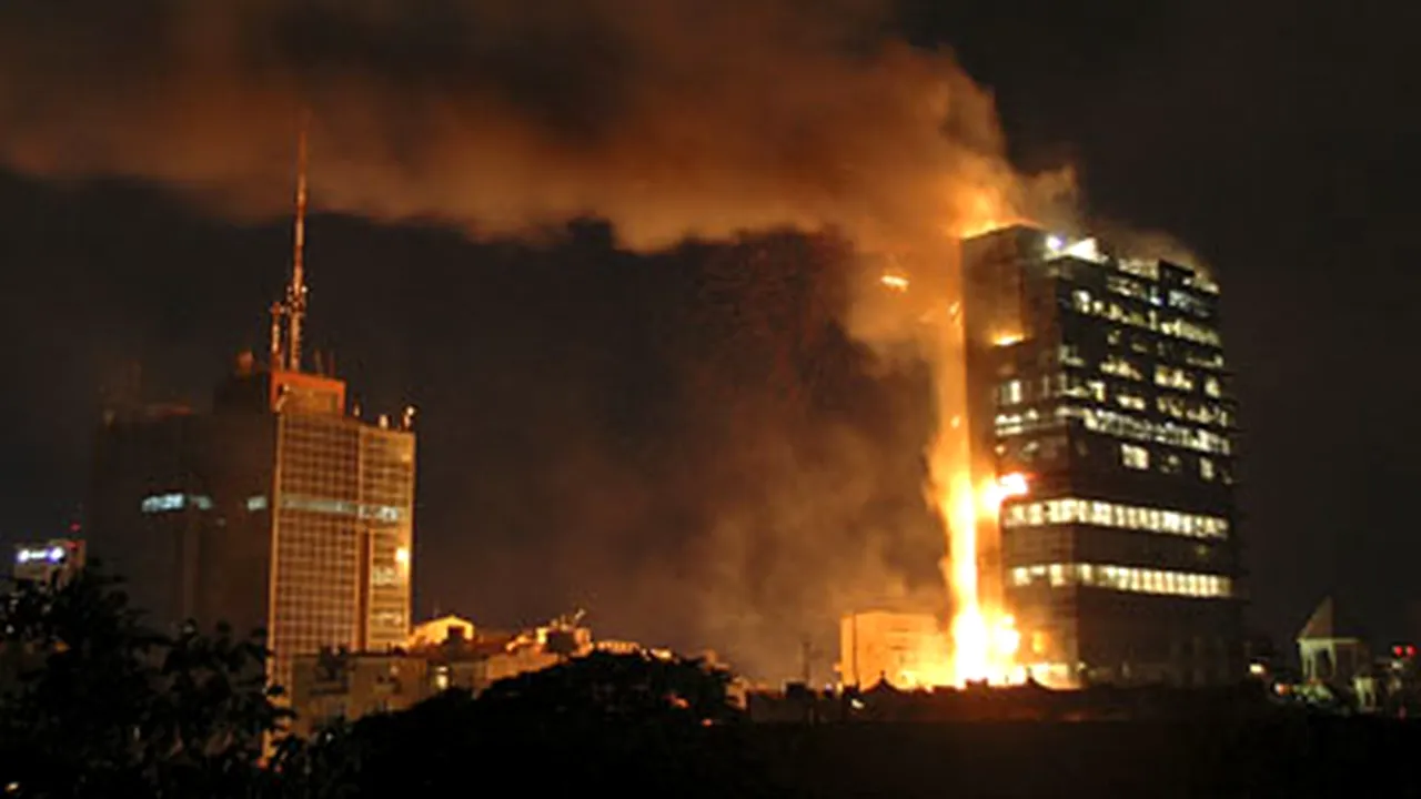 Anchetă penală în cazul incendiului de la Millenium Business Center