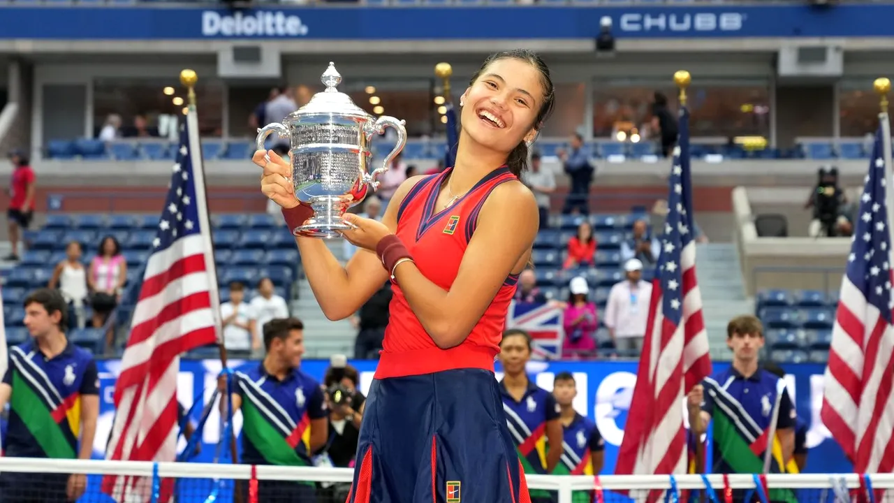 Emma Răducanu, mare favorită să câştige un premiu uriaş. Devansează campioni olimpici, legende în Marea Britanie