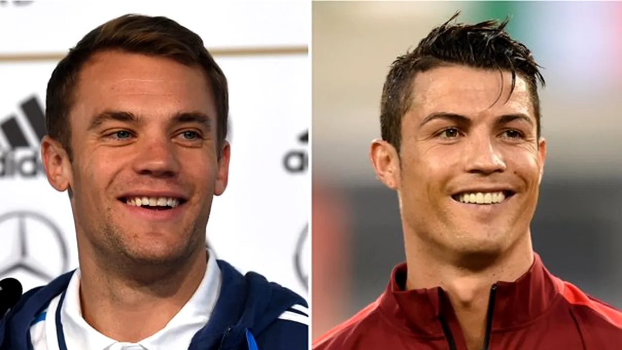 Lupta pentru Balonul de Aur se va da între Ronaldo şi Neuer, crede Hagi