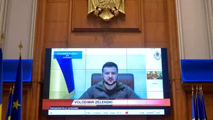 Preşedintele Ucrainei, Volodimir Zelenski, va merge la la Palatul Parlamentului