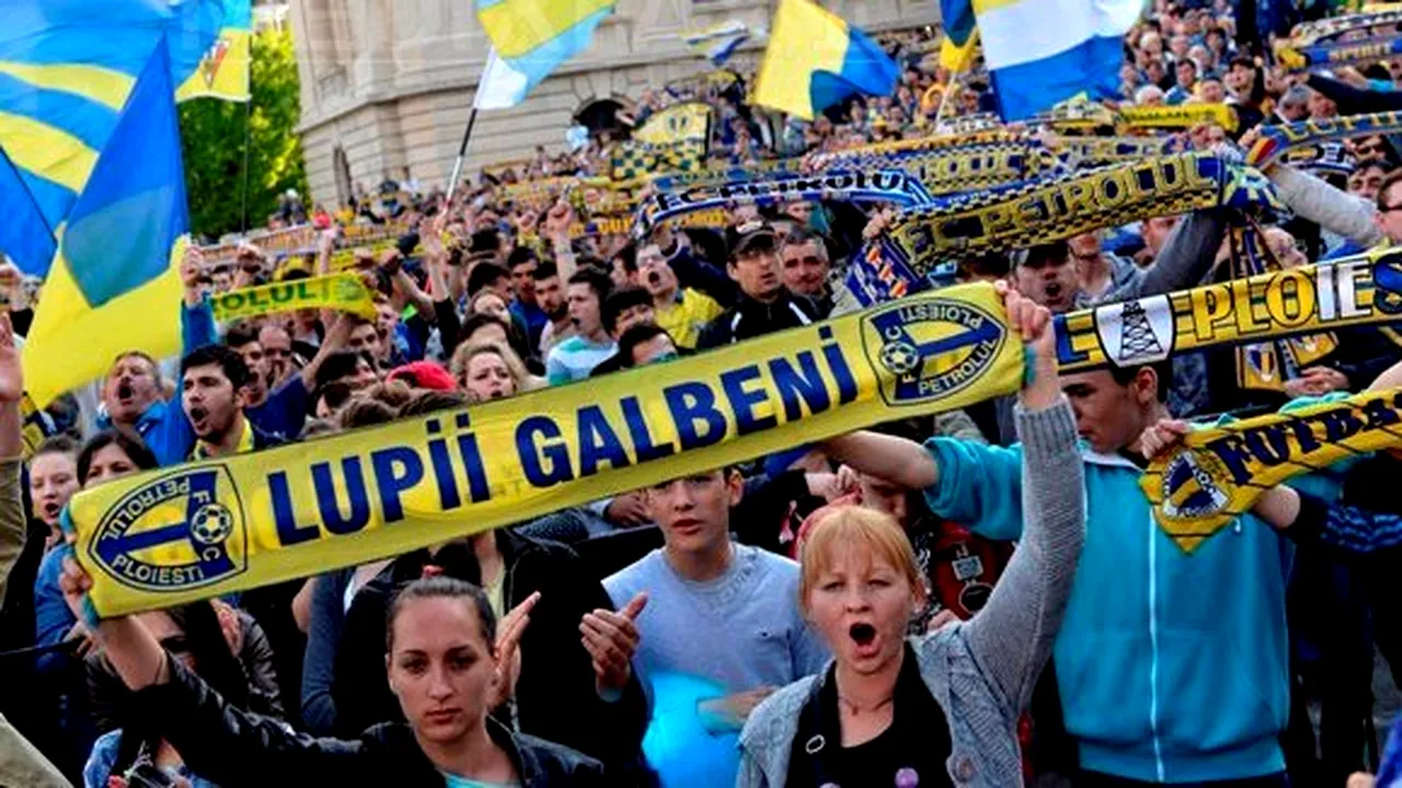 Peste 5.000 de suporteri prezenţi la aniversarea a 90 de ani de la înfiinţarea clubului Petrolul - FOTO
