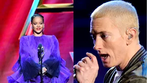 Eminem îi cere scuze Rihannei, după 10 ani de la piesa în care îi lua apărarea lui Chris Brown