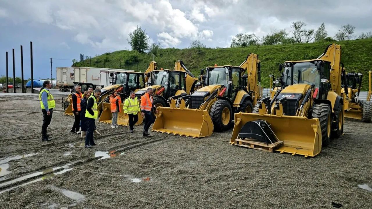 Lucrările pe noul tronson al autostrăzii Sibiu - Făgăraș au început miercuri