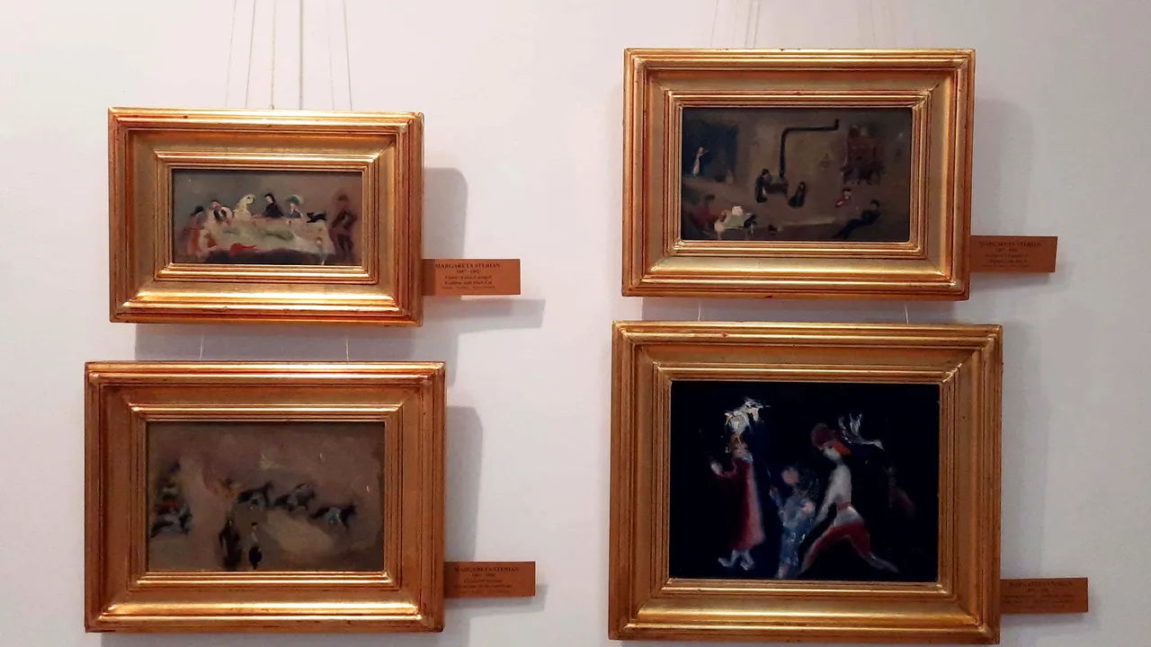 Patru tablouri ale artistei Margareta Sterian au fost donate Muzeului de Artă din Constanţa