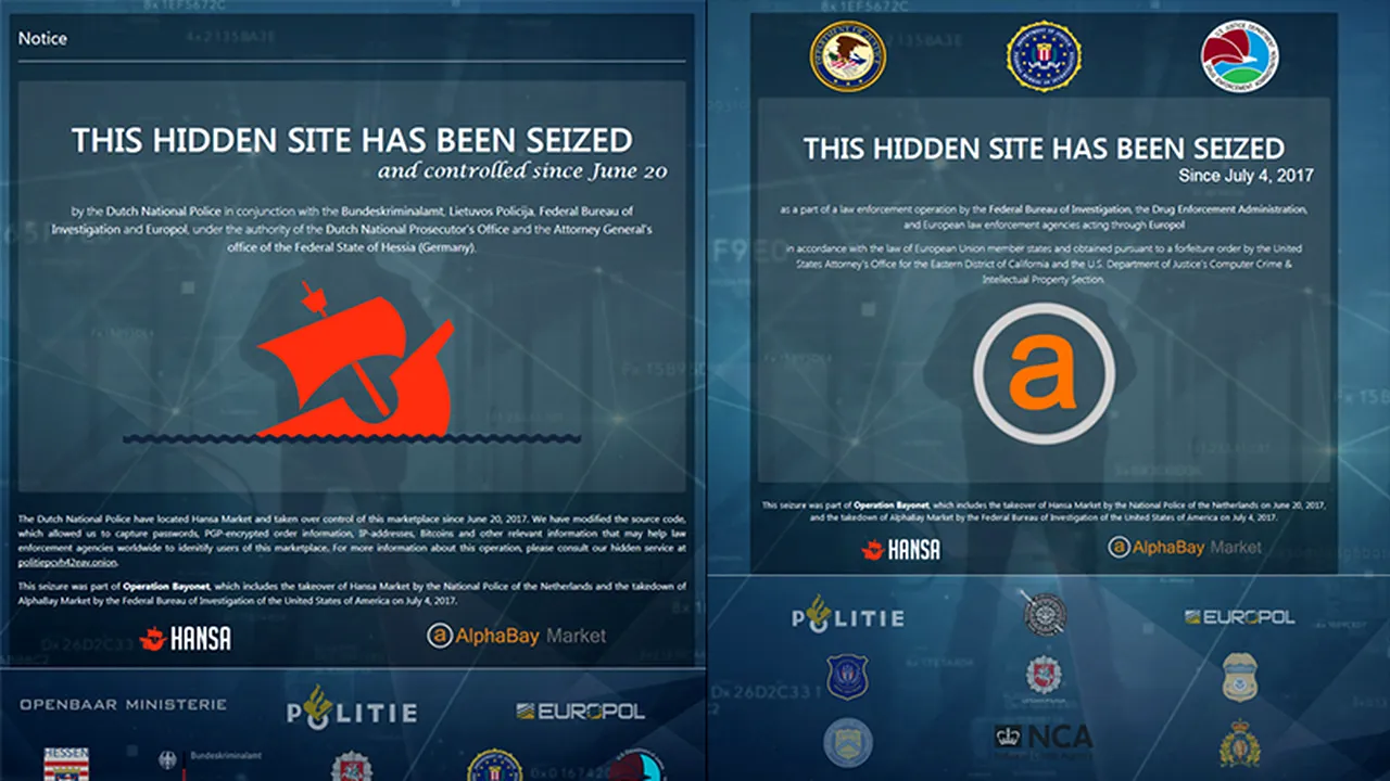 Bitdefender a asistat FBI şi Europol la închiderea AlphaBay şi Hansa, cele mai mari pieţe de bunuri ilegale din Dark Web