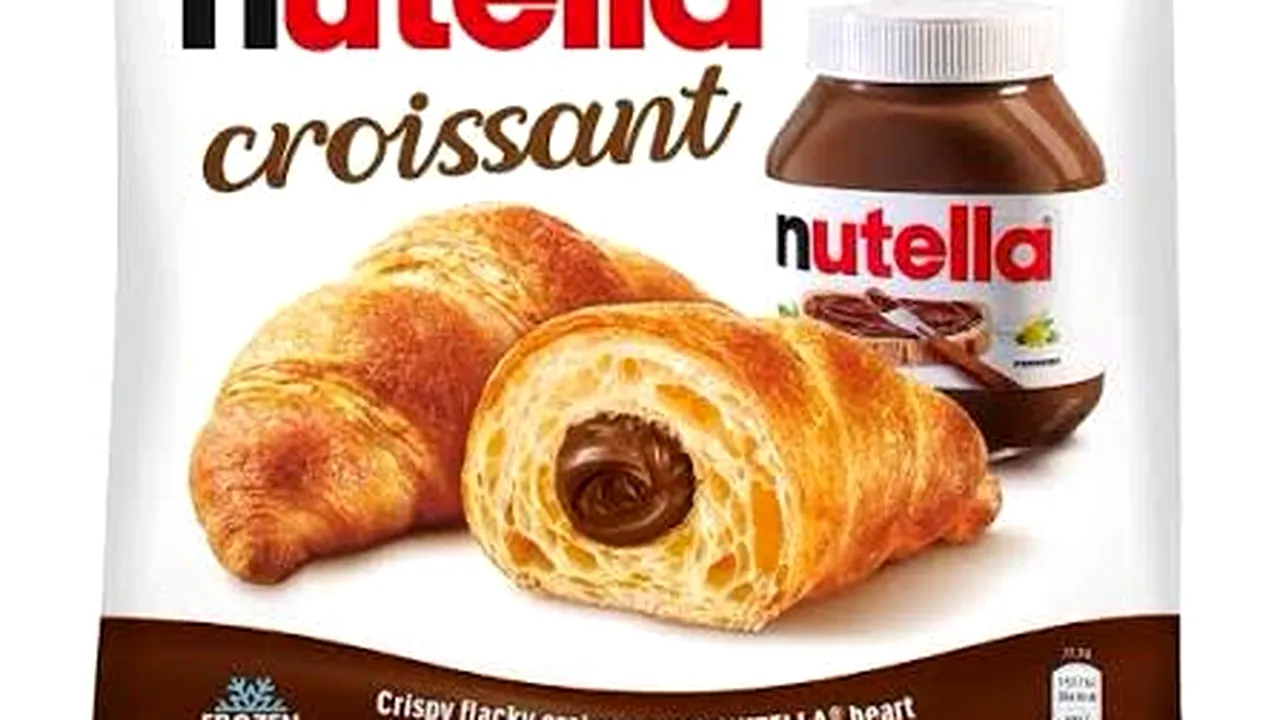 ANSVSA: Ferrero România retrage de pe piață un lot de Nutella Croissant congelat. Posibil risc de fragment de metal