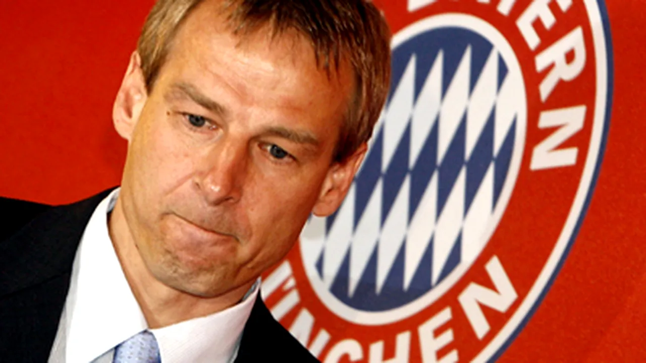 Jurgen Klinsmann a fost demis de la Bayern Munchen