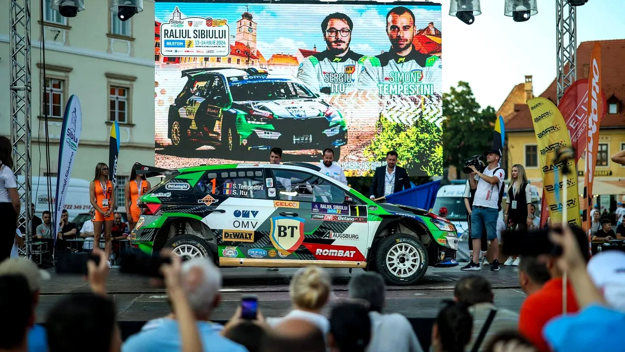 Simone Tempestini, câştigător al Raliului Sibiului pentru a cincea oară consecutiv

