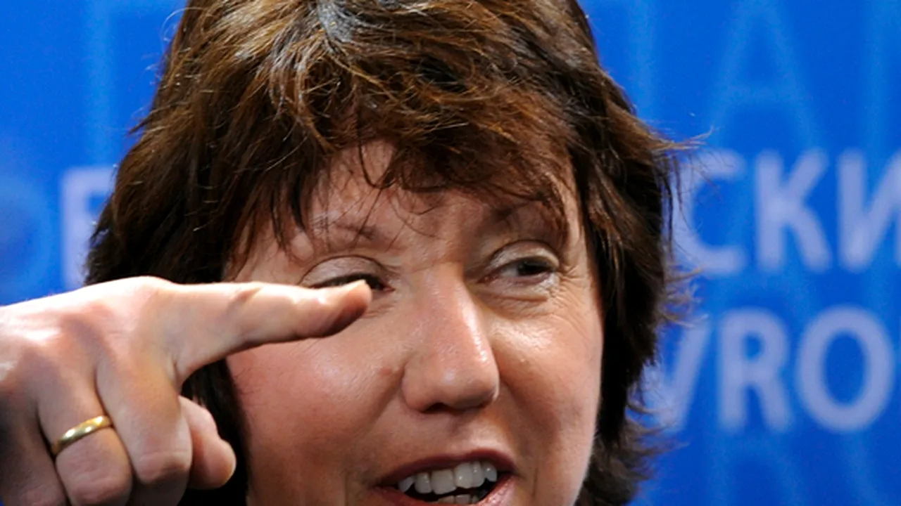 Catherine Ashton se distanţează de trecutul său de militantă pacifistă