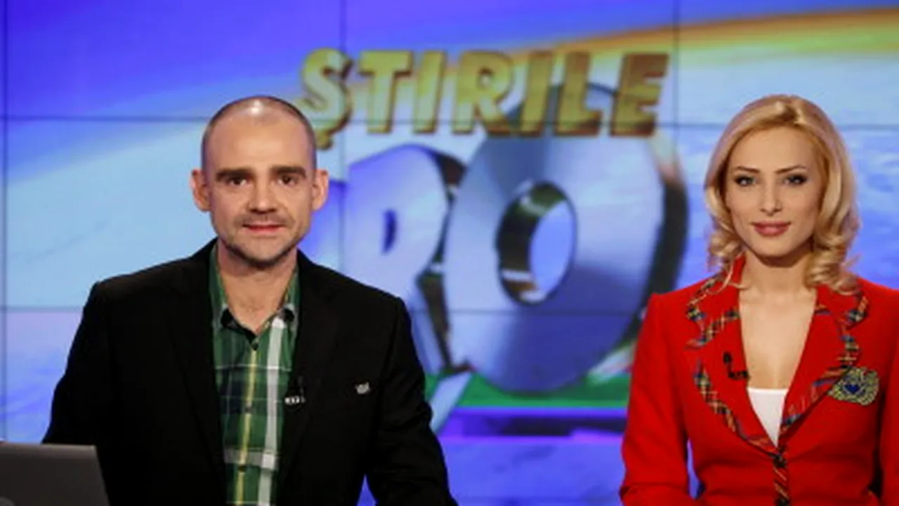 Iulia Vântur şi Cătălin Radu Tănase prezintă Ştirile dimineţilor de weekend