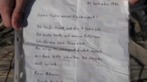 A fost descoperit un mesaj trimis într-o sticlă în urmă cu 24 de ani