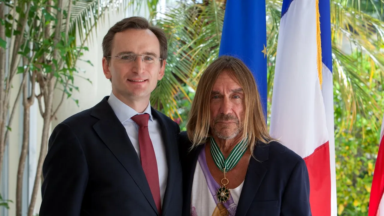 Iggy Pop a fost distins cel mai înalt ordin cultural din partea statului francez 