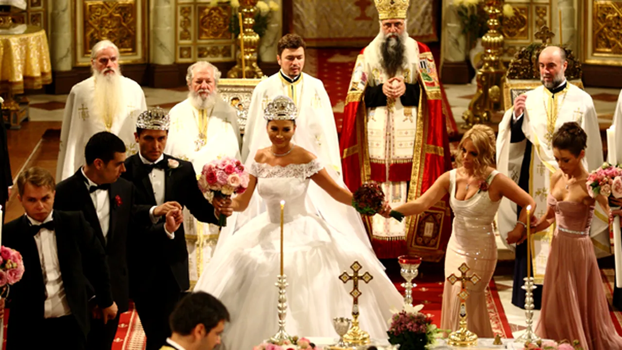 GALERIE FOTO - IMAGINI de la CUNUNIA religioasă a ELENEI BĂSESCU