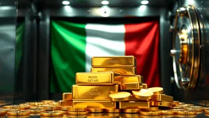 Italia: Câștiguri solide din rezervele strategice de aur. Ce cantitate are acum a treia rezervă naționala din lume