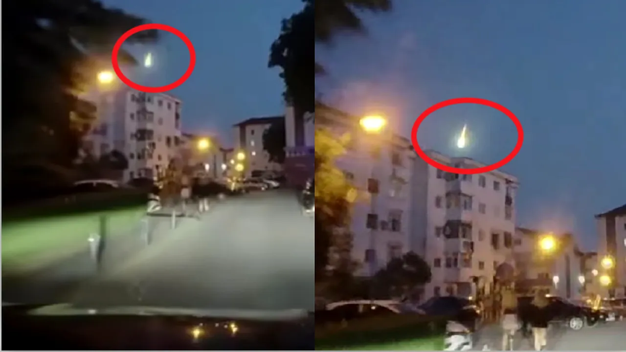 VIDEO Un meteorit a căzut în noaptea acesta în România. Autorităţile au crezut că este un avion