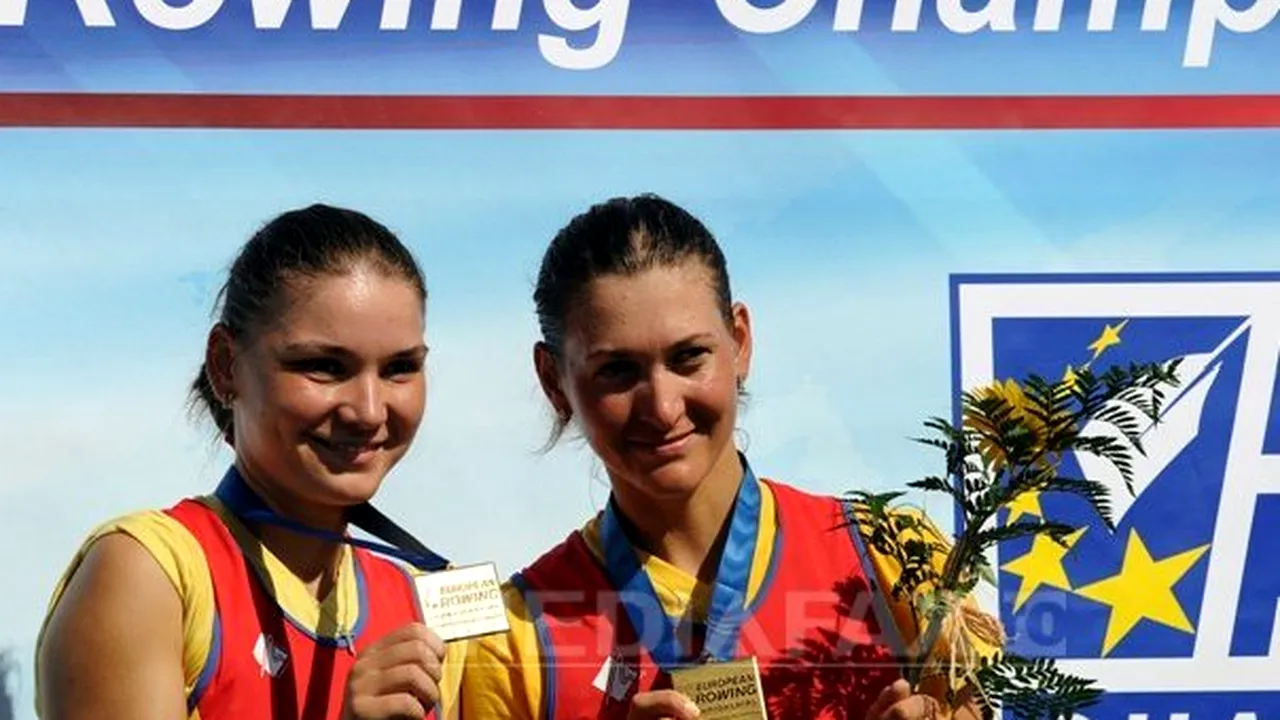 România, medalii de aur şi bronz la Campionatele Europene de canotaj feminin. Argint pentru echipajul masculin de 4 rame fără cârmaci