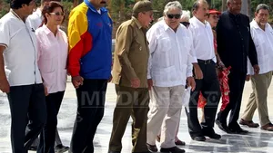 Ceremonie antiimperialistă de Ziua Naţională a Cubei