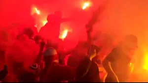 Spartak Moscova, amendă pentru că suporterii au ars un steag al Turciei - VIDEO
