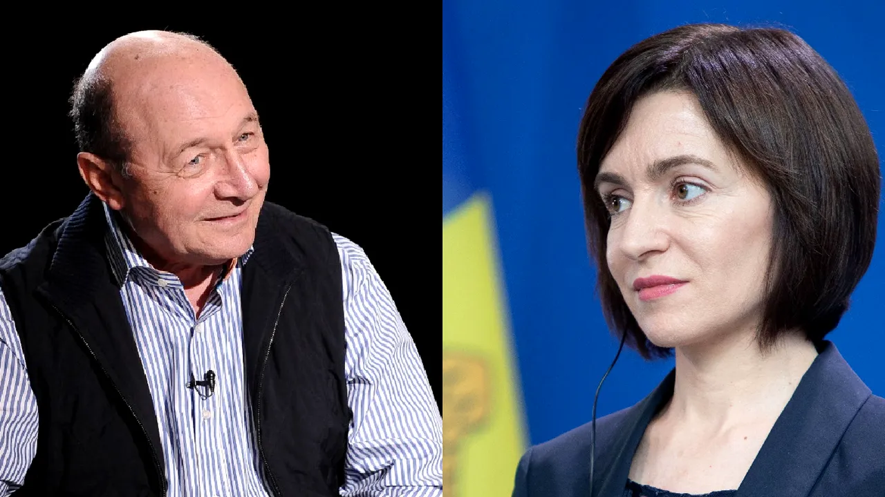 Ce spune Maia Sandu despre posibilitatea ca Traian Băsescu să redobândescă cetăţenia moldovenească