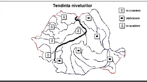 Debitul râurilor din 19 bazine hidrologice, peste mediile multianuale în februarie