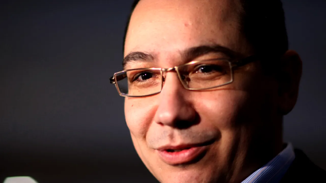 Ponta: Reproşul că am fost sprijinit la şefia PSD de Iliescu şi Năstase mi-a făcut plăcere