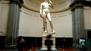 Statuia lui David, de Michelangelo, în pericol să se prăbuşească