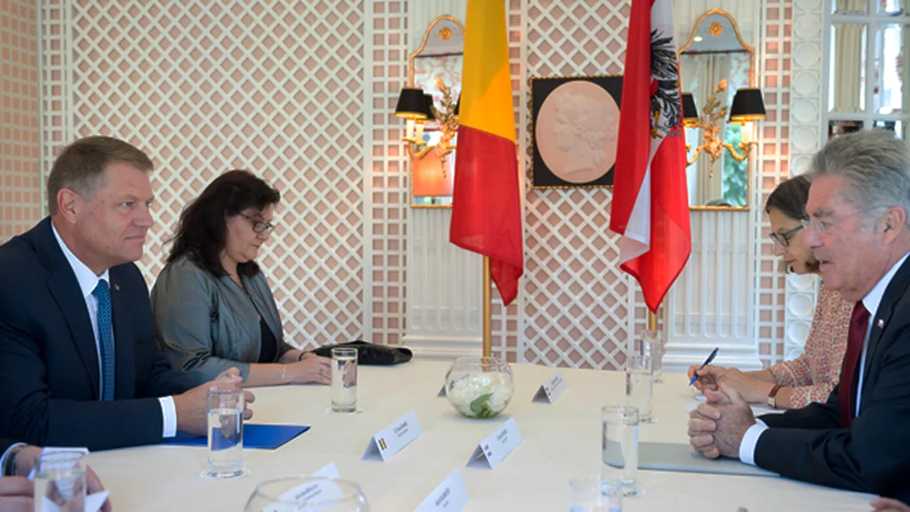 Iohannis a discutat cu preşedintele austriac despre Strategia UE privind Regiunea Dunării 
