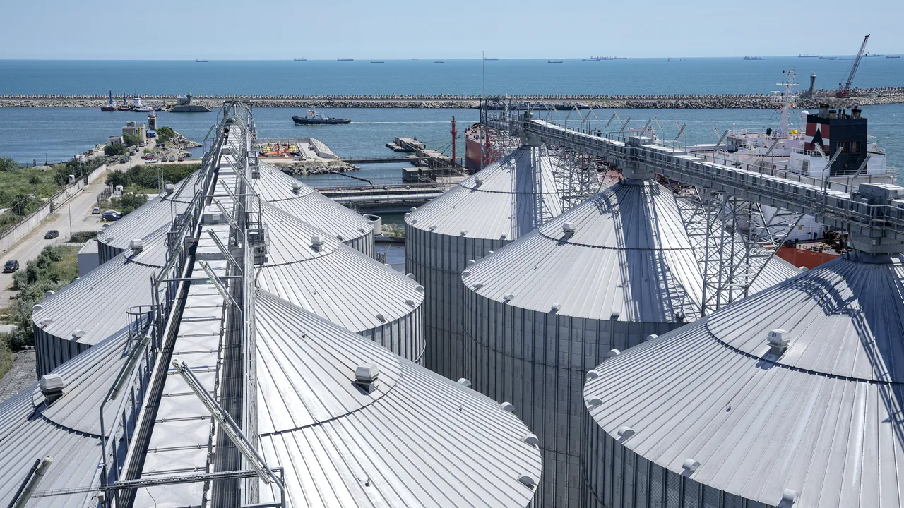 O companie din Ucraina cere Portului Constanţa să permită transferul de cereale între nave