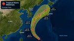 Două furtuni tropicale lovesc Japonia / Un mort, răniți și inundații după ploile torențiale