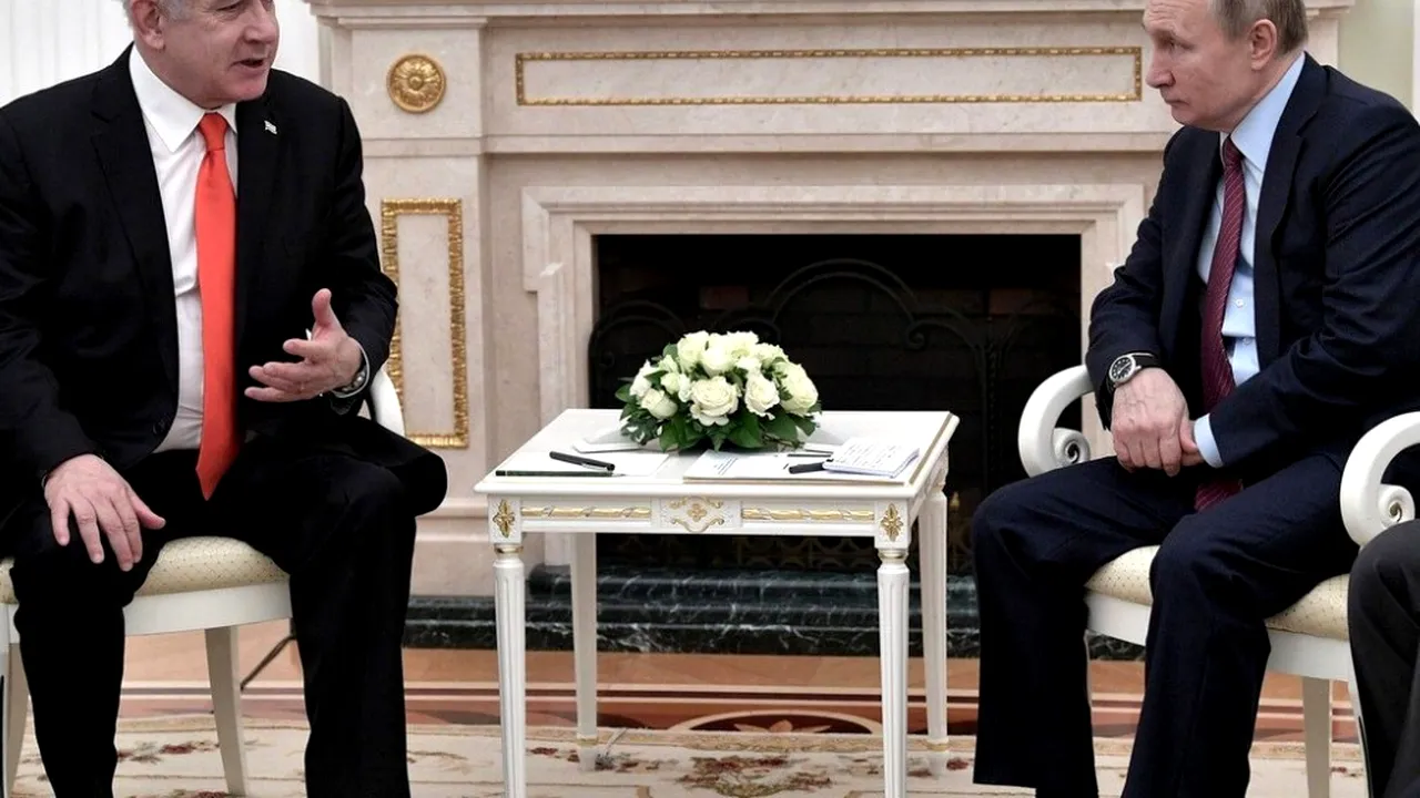 Benjamin Netanyahu a discutat cu Vladimir Putin despre coordonarea bilaterală în Orientul Mijlociu
