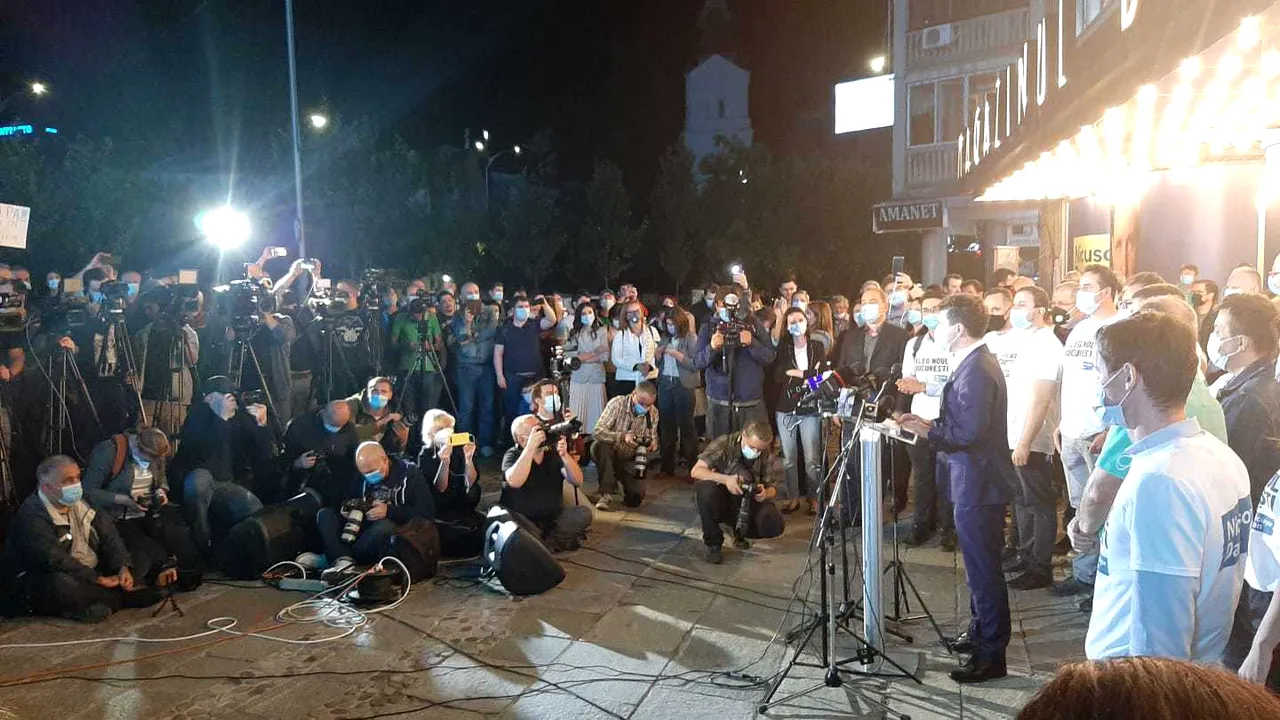 Nicuşor Dan, dat câştigător la Primăria Capitalei, primul discurs: USR-PLUS şi PNL au ascultat dorinţa oamenilor, care au spus „Scăpaţi-ne de PSD”