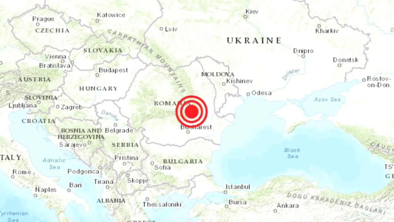 Cutremur în Vrancea la primele ore ale dimineții. Seismul a avut magnitudinea 4,1