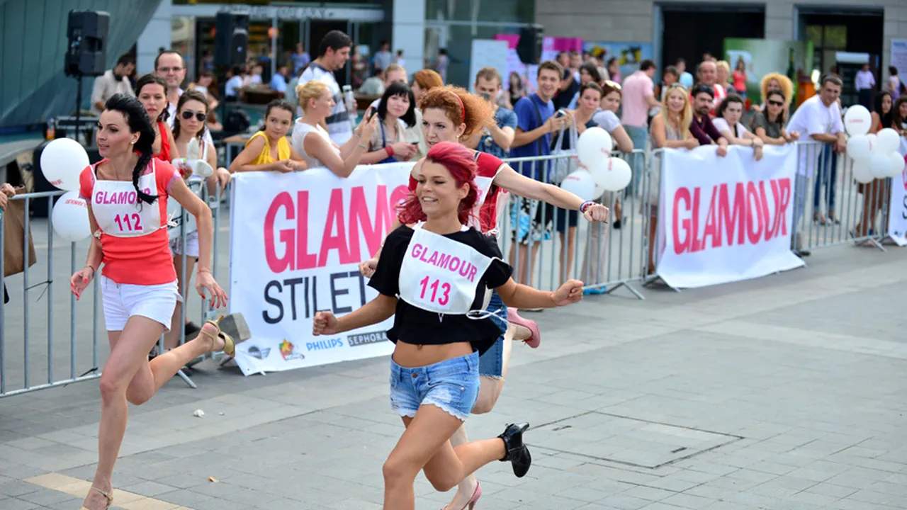 Revista GLAMOUR organizează cea mai glam întrecere de alergat pe tocuri

