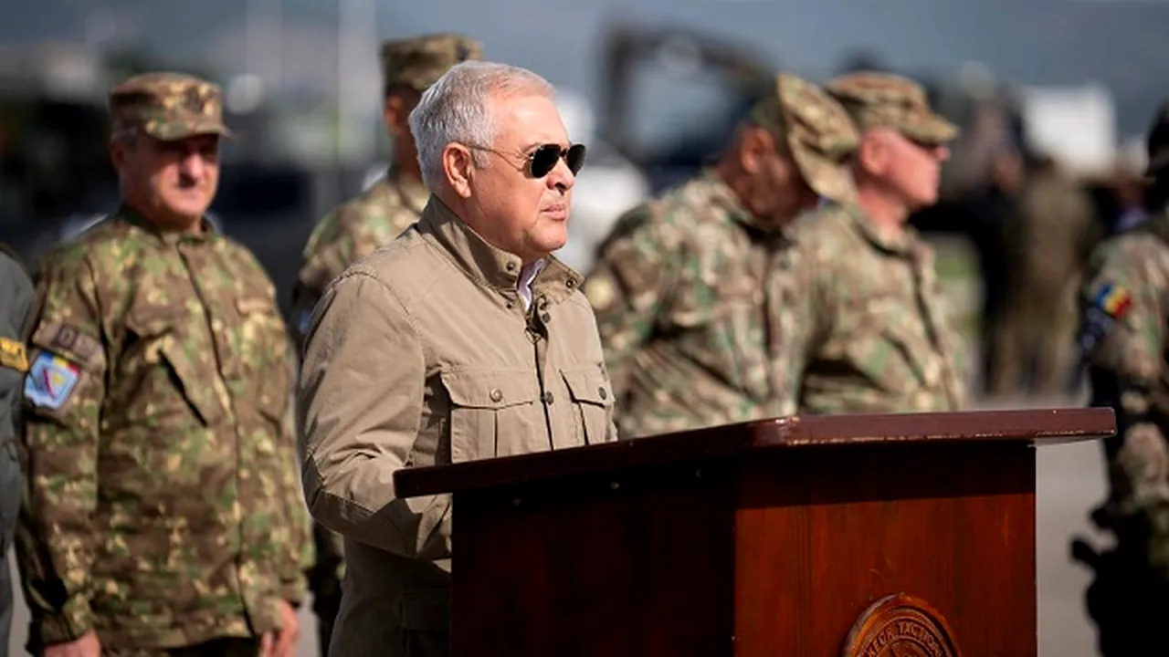 Ministrul Tîlvăr, vizită la militarii din Kosovo