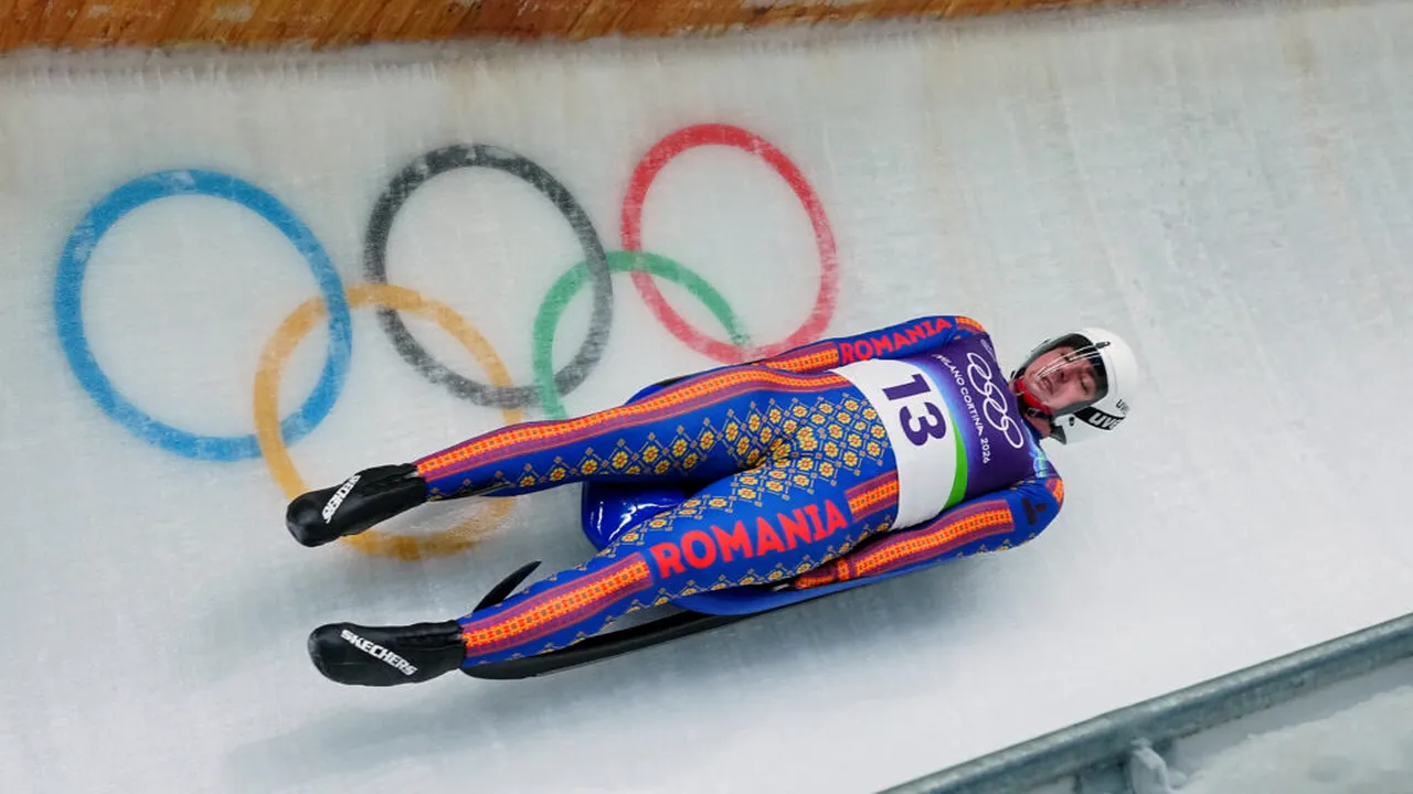 Valentin Crețu, locul 15 în concursul de sanie la Jocurile Olimpice. Max Langenhan, campion olimpic