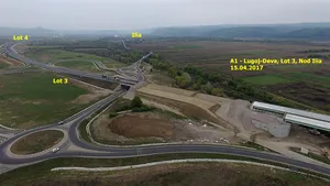 Din septembrie, şantierele de autostrăzi vor fi filmate oficial cu drona. Imaginile vor deveni publice