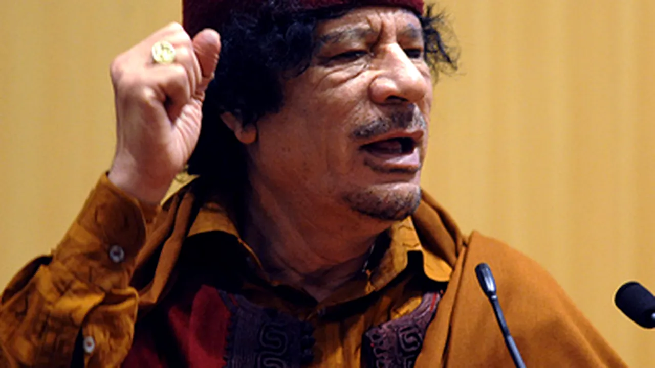 Kadhafi acuză Israelul că participă la alimentarea conflictului din Darfur