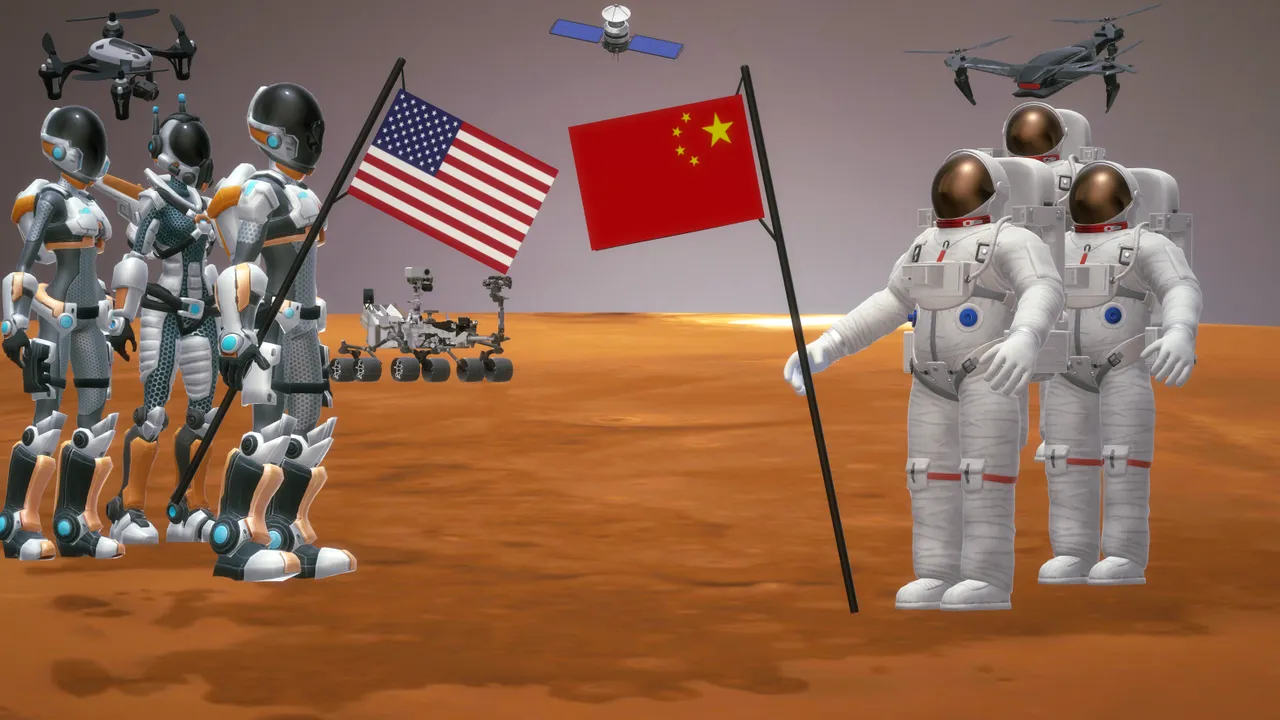 China vs America, cursa pentru Marte. Vor colabora sau se vor război pentru supremaţie spaţială? 