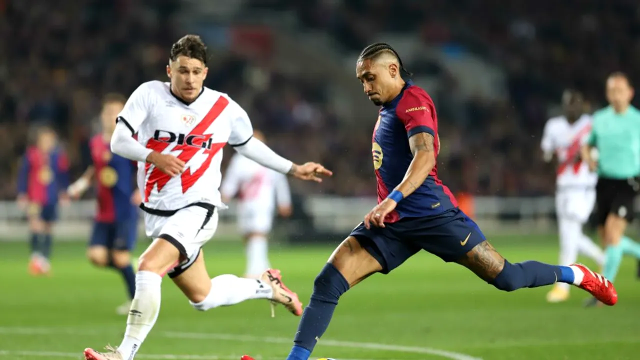 Rayo Vallecano, cu Andrei Rațiu integralist, pierde la limită pe terenul Barcelonei, în La Liga