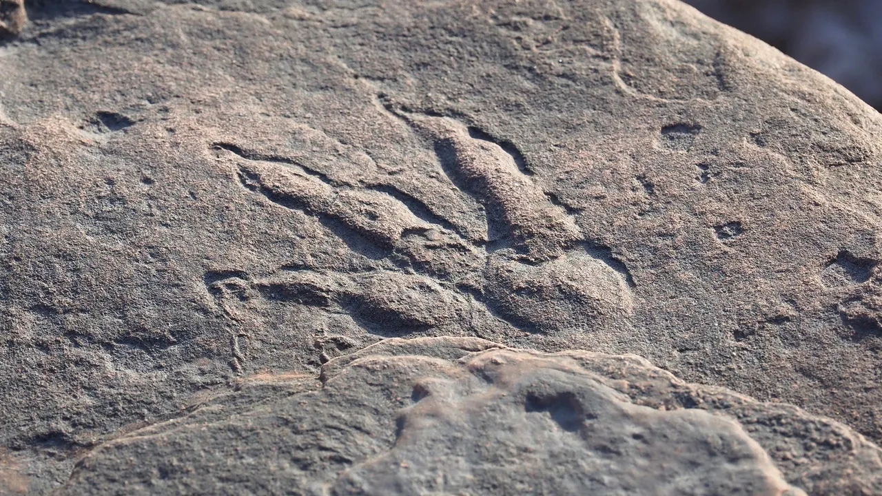 Urmă de dinozaur, descoperită de o fată de 4 ani în Ţara Galilor. Paleontologii sunt încântaţi: „Este genial”