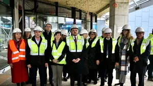 Vicepreședinta Băncii Mondiale a mers să vadă cum decurg lucrările la Centrul de Arși Grav Timișoara