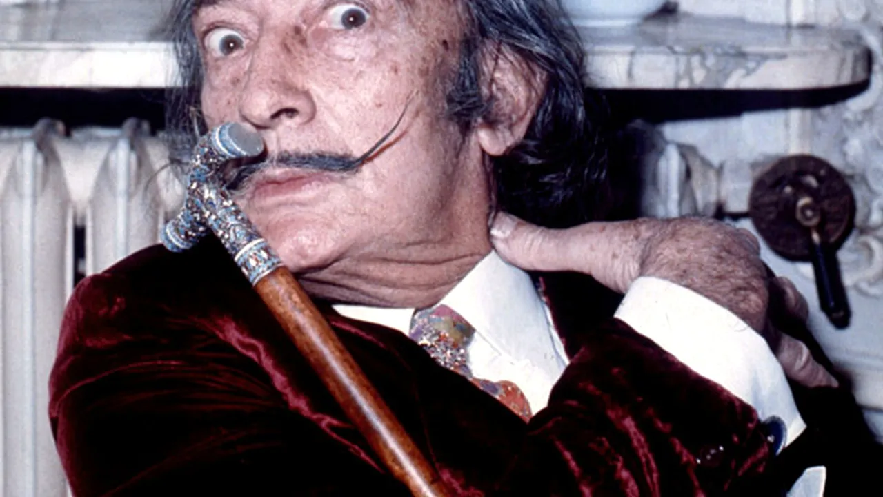 Descoperire uimitoare. Mustaţa lui Salvador Dali a rămas intactă, la aproape 30 de ani de la moartea sa:  
