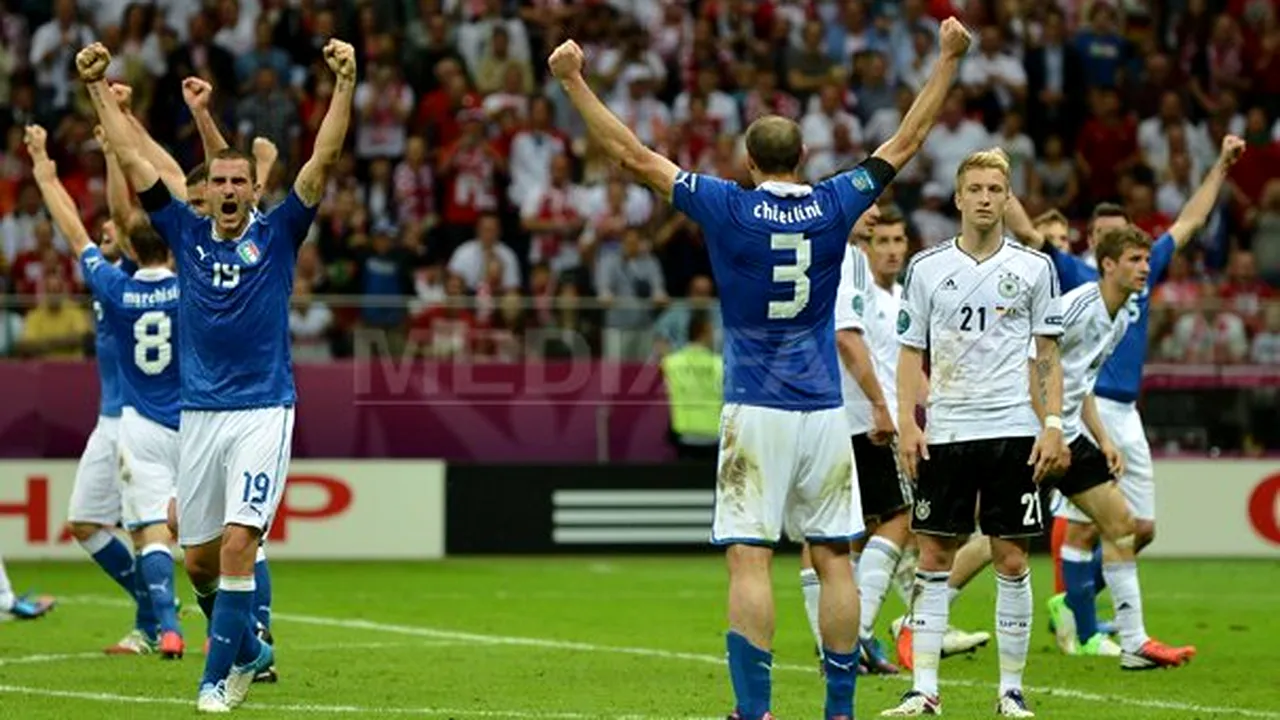 EURO 2012: Un suporter italian a murit în timp ce sărbătorea victoria Italiei în faţa Germaniei