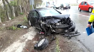 FOTO Geanina Terceanu, judecătoarea din dosarul Transferurilor, implicată într-un grav accident rutier